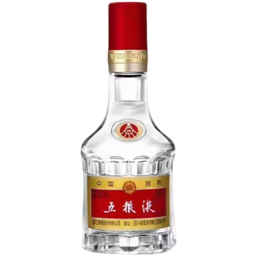 五粮液小酒版 浓香型白酒52度50ml