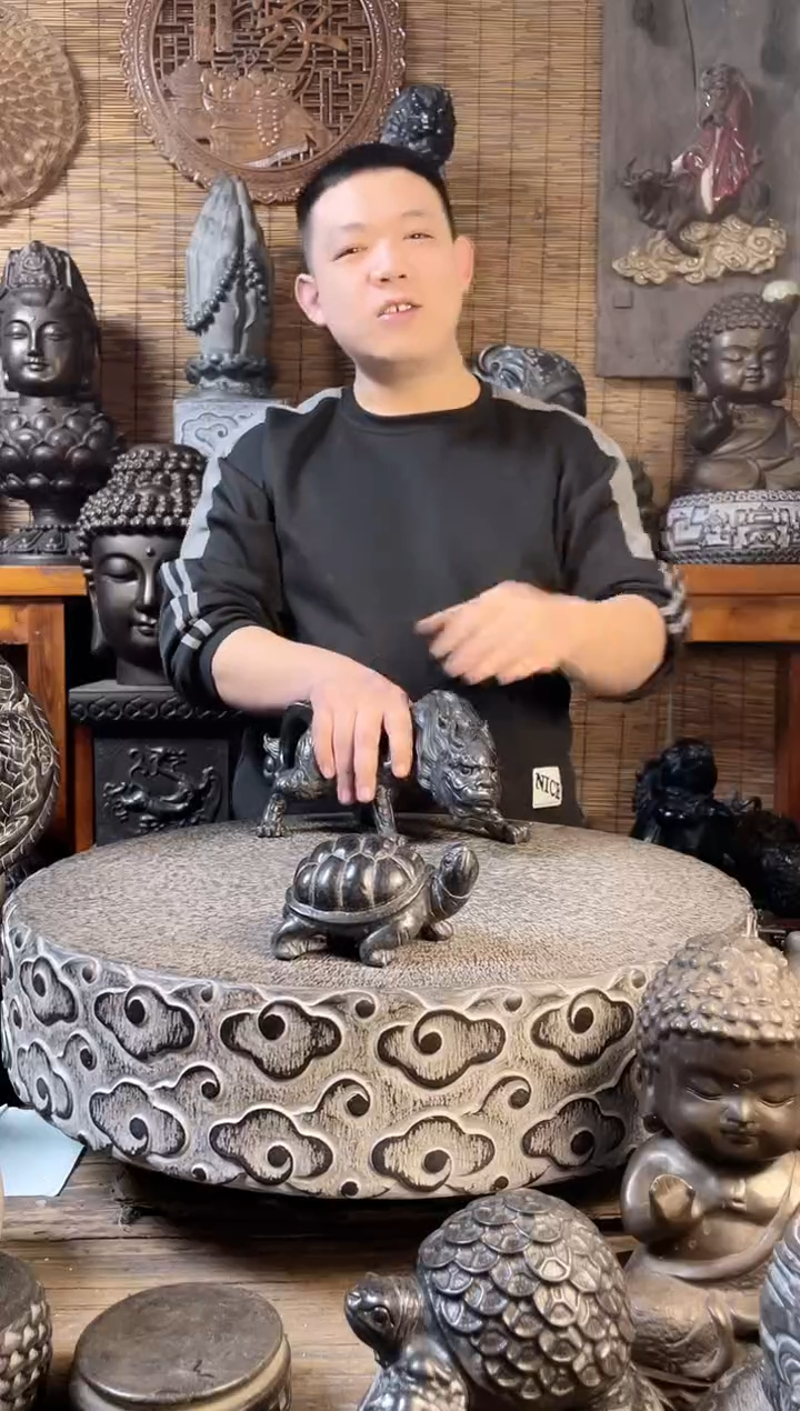 【闪购商品】13乌龟天然青石雕刻