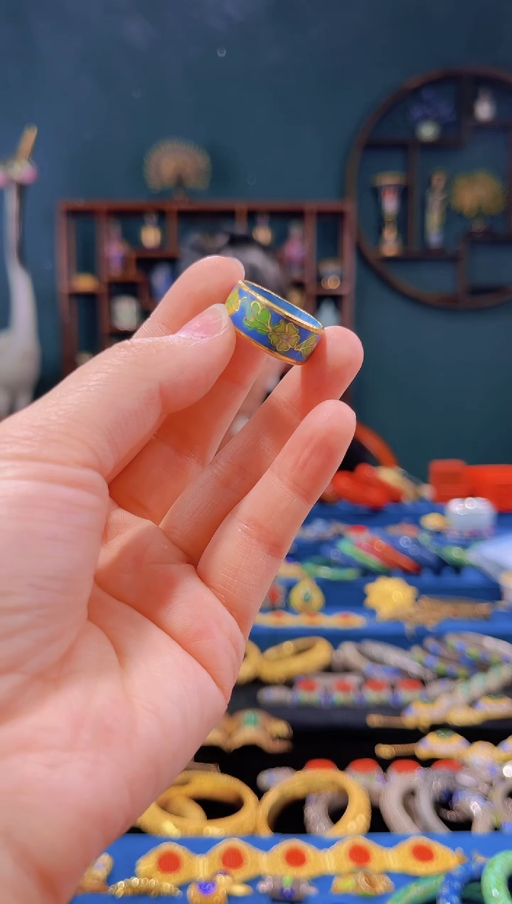 【闪购商品】非遗技艺景泰蓝戒指