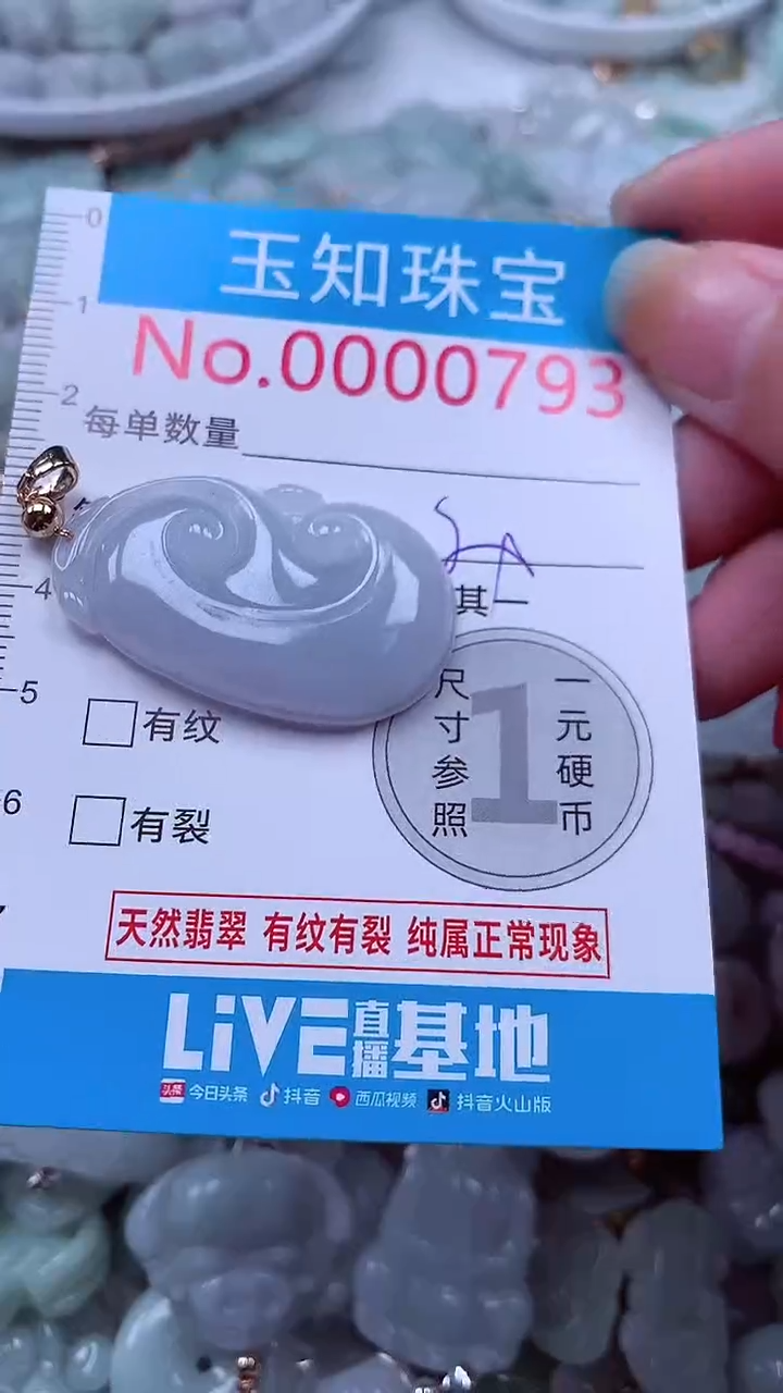 吊坠(不含链)未镶嵌翡翠793