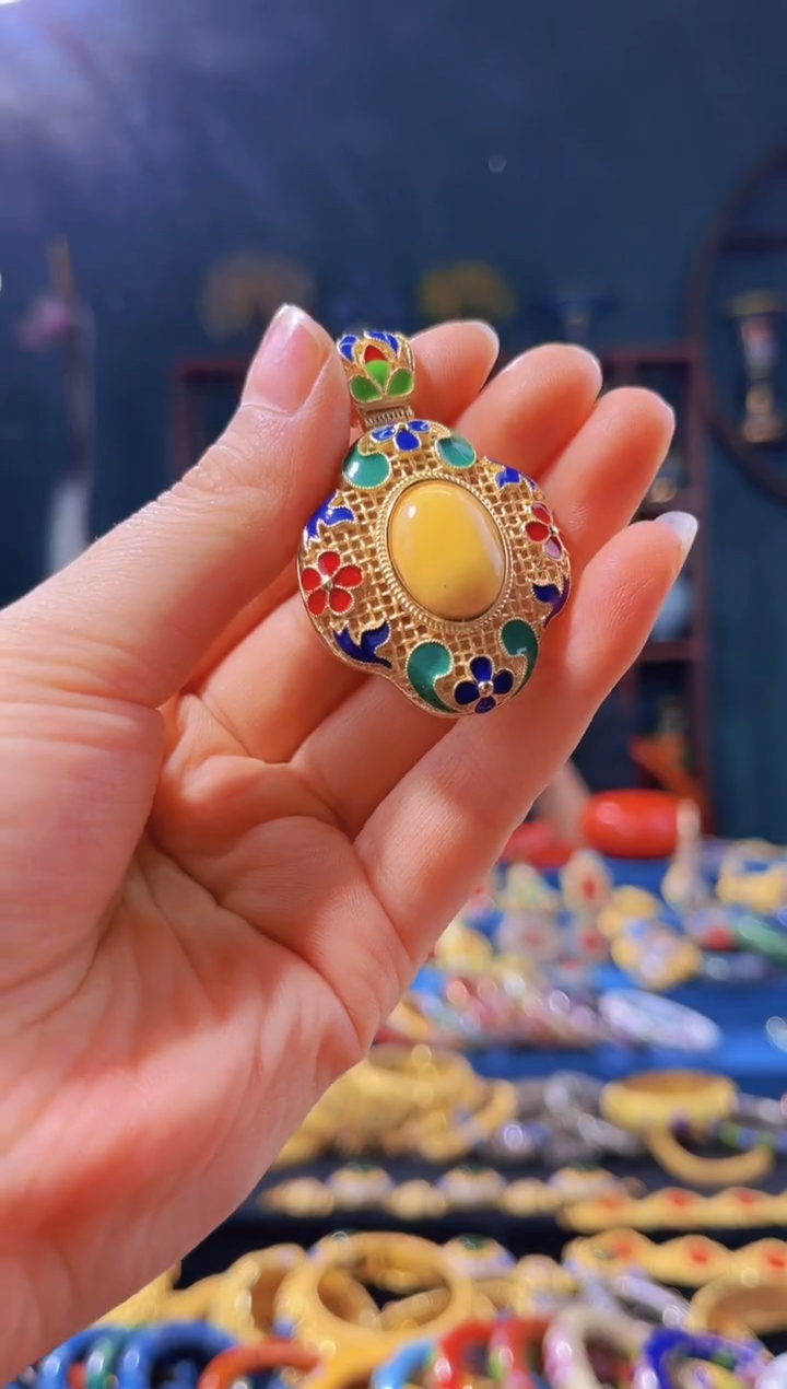 【闪购商品】非遗绝技 花丝吊坠