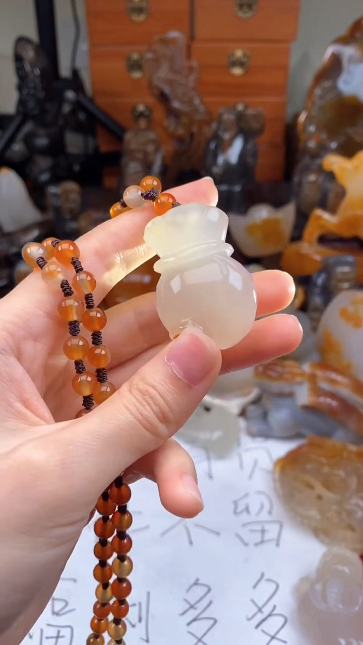 【闪购商品】玛瑙/玉髓颈饰未镶嵌AA