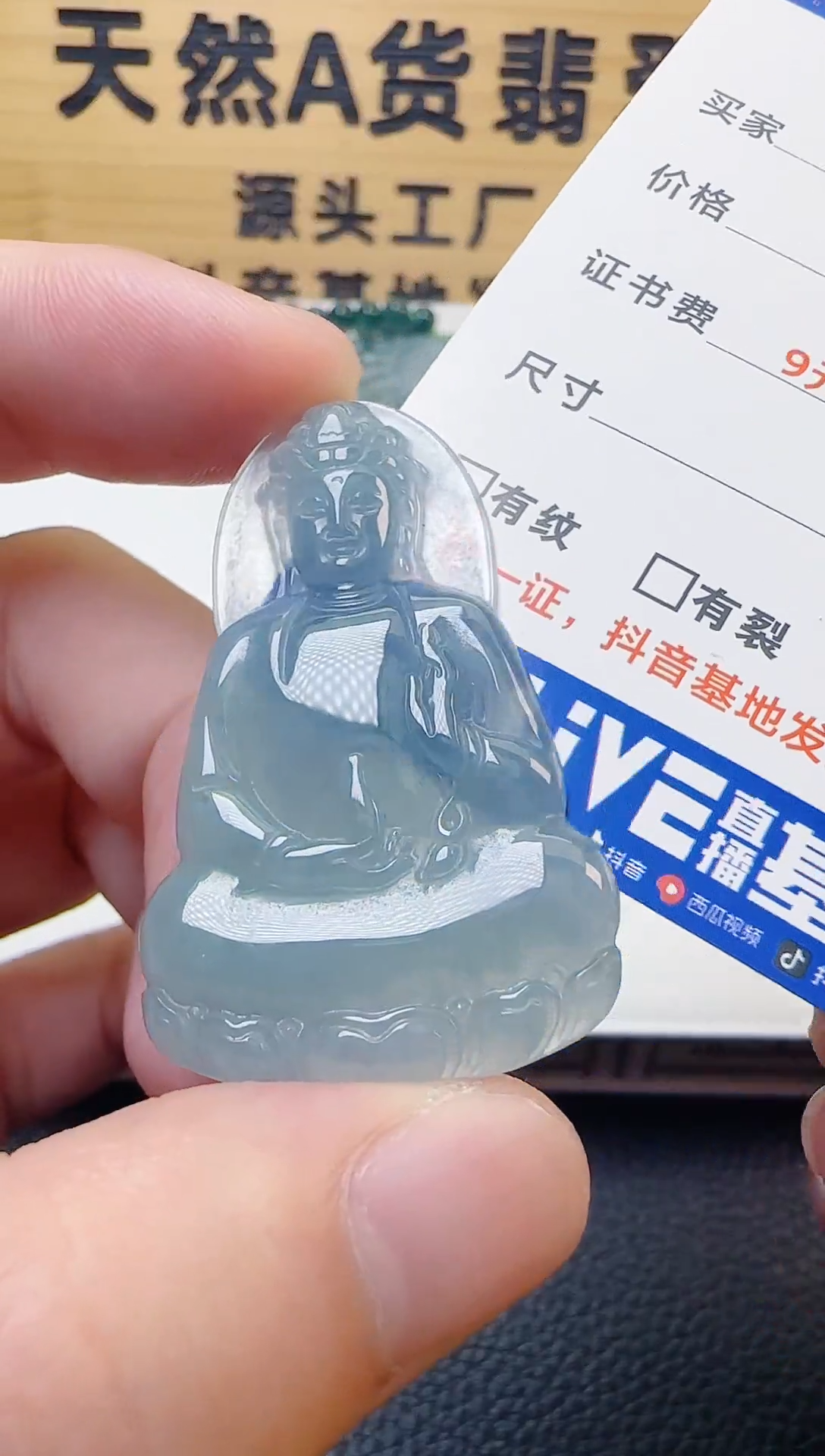 颈饰未镶嵌翡翠天然A货翡翠  多样性随机发其一       