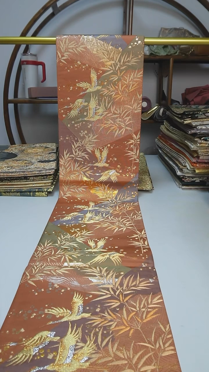 织绣12西阵织六通竹子