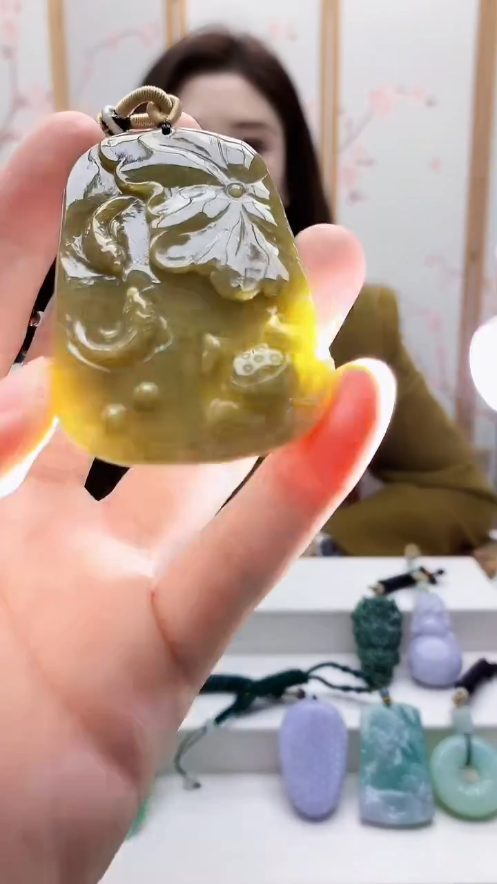 未镶嵌定制翡翠4829bb-毛货挂件9