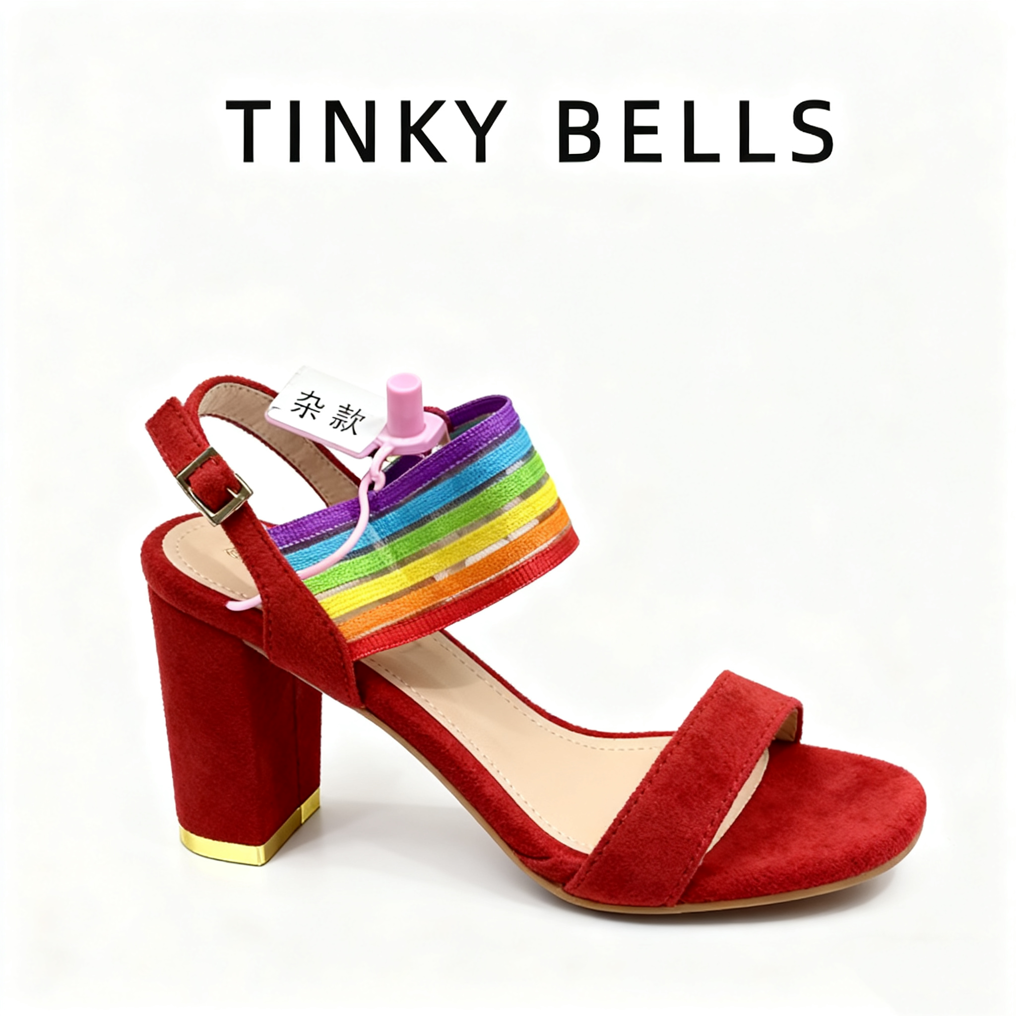 666-TINKY  BELLS-25年女款一字式扣带时装凉鞋-BIAO-裱-1号