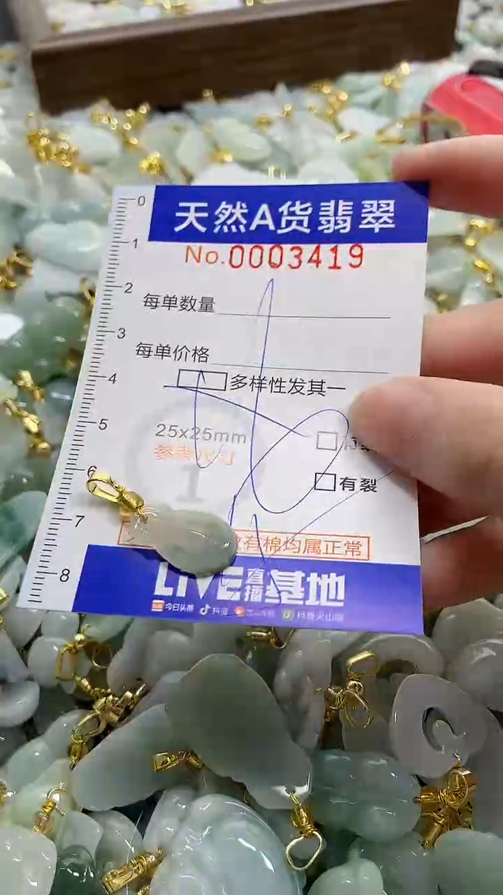 颈饰未镶嵌翡翠天然A货翡翠