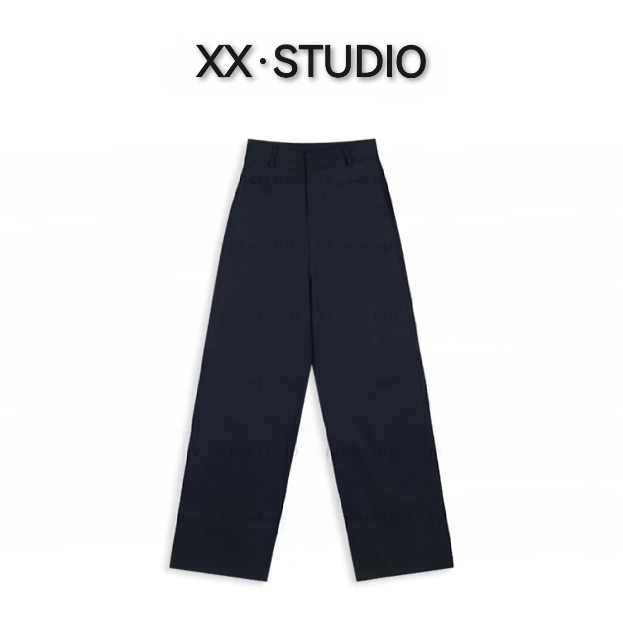 【SAN囍】（配腰带）高腰显瘦显高直筒休闲裤百搭长裤修身xx-