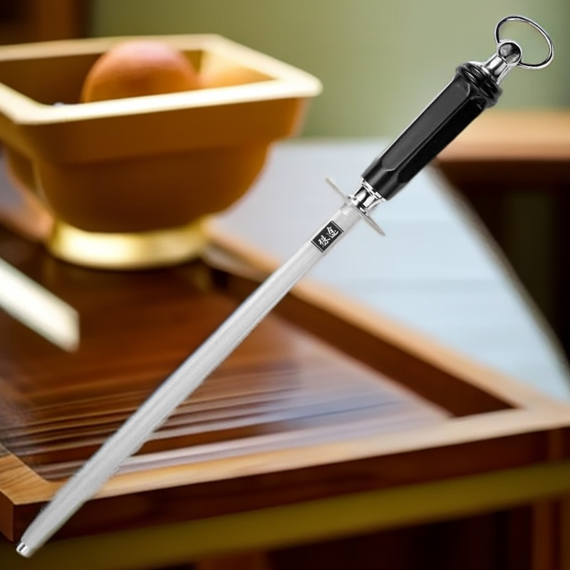 德国进口工艺 细纹磨刀棒磨刀棍 卖肉屠宰 菜刀剔骨专用家用商用 