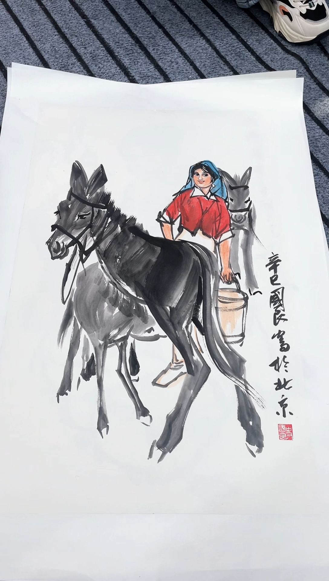 精品国画人物作品