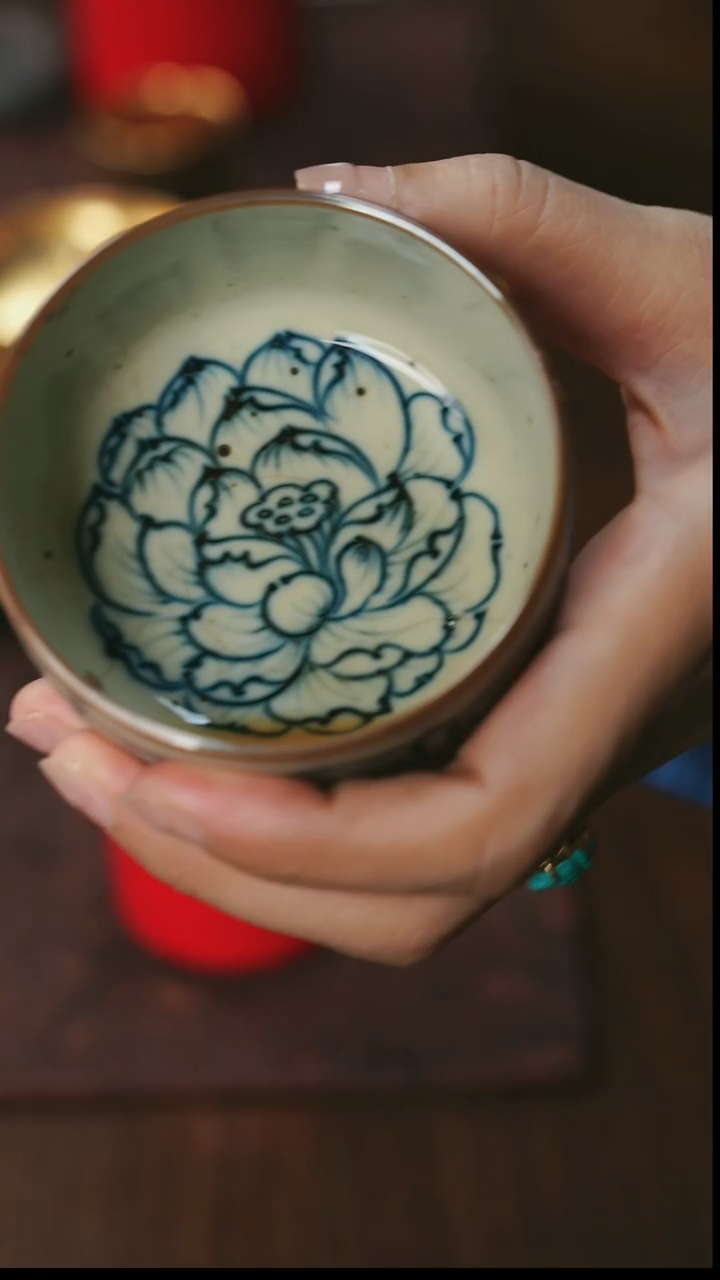 南青-花开见佛禅定杯-