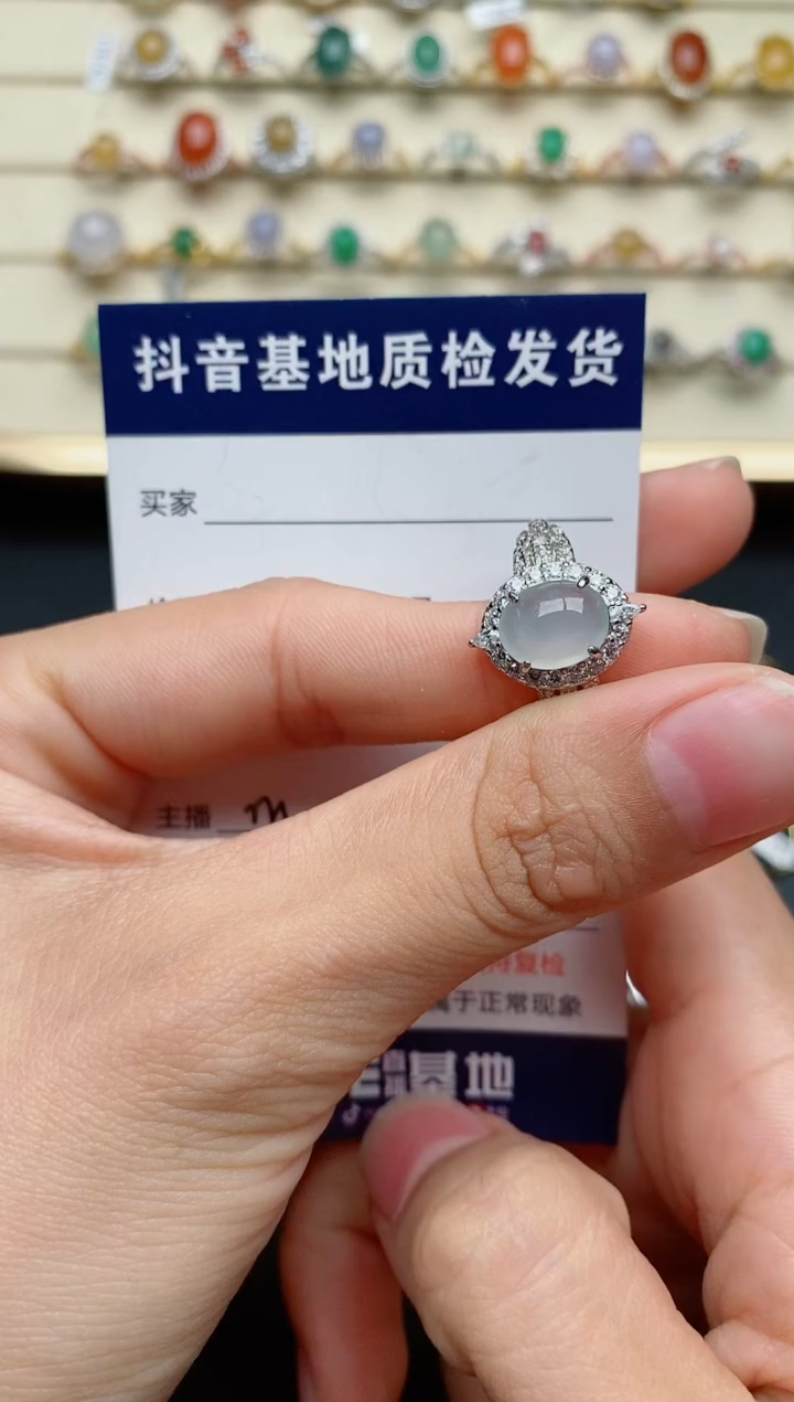 【闪购商品】翡翠戒指银S925镶嵌......