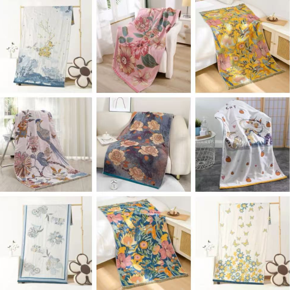 多功能浴巾--颜色按顺序发75*160