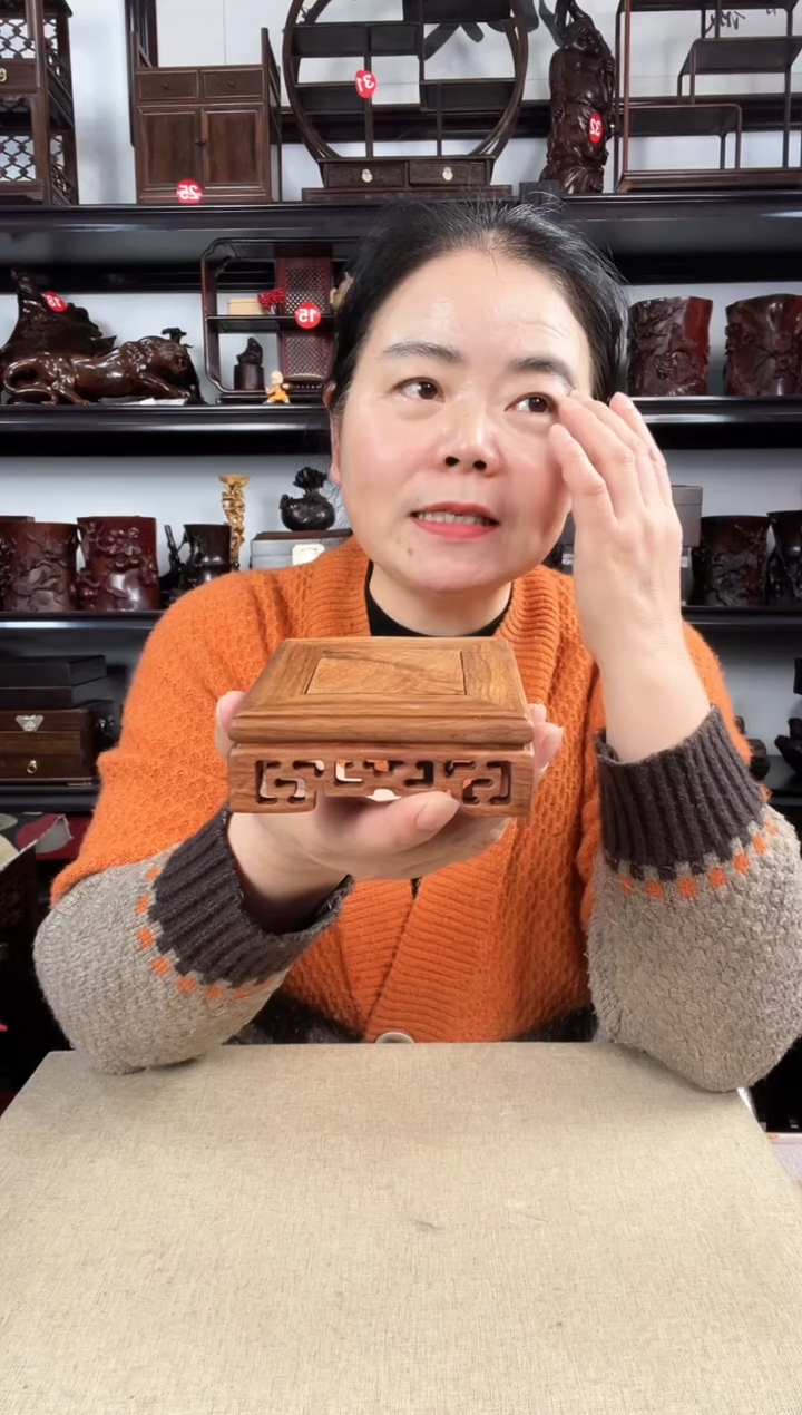 木老李红木工艺品花梨正方