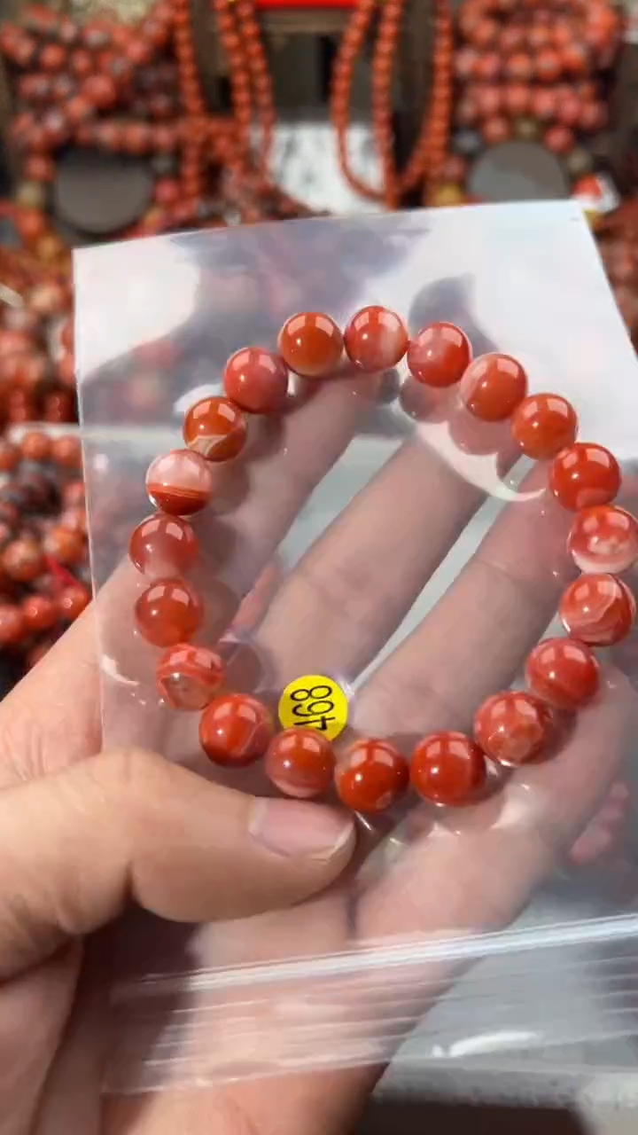 南红玛瑙未镶嵌手串10