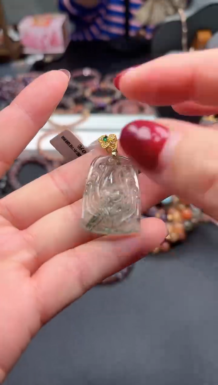 【闪购商品】水晶颈饰未镶嵌【百晶灵儿】天然水晶定制款