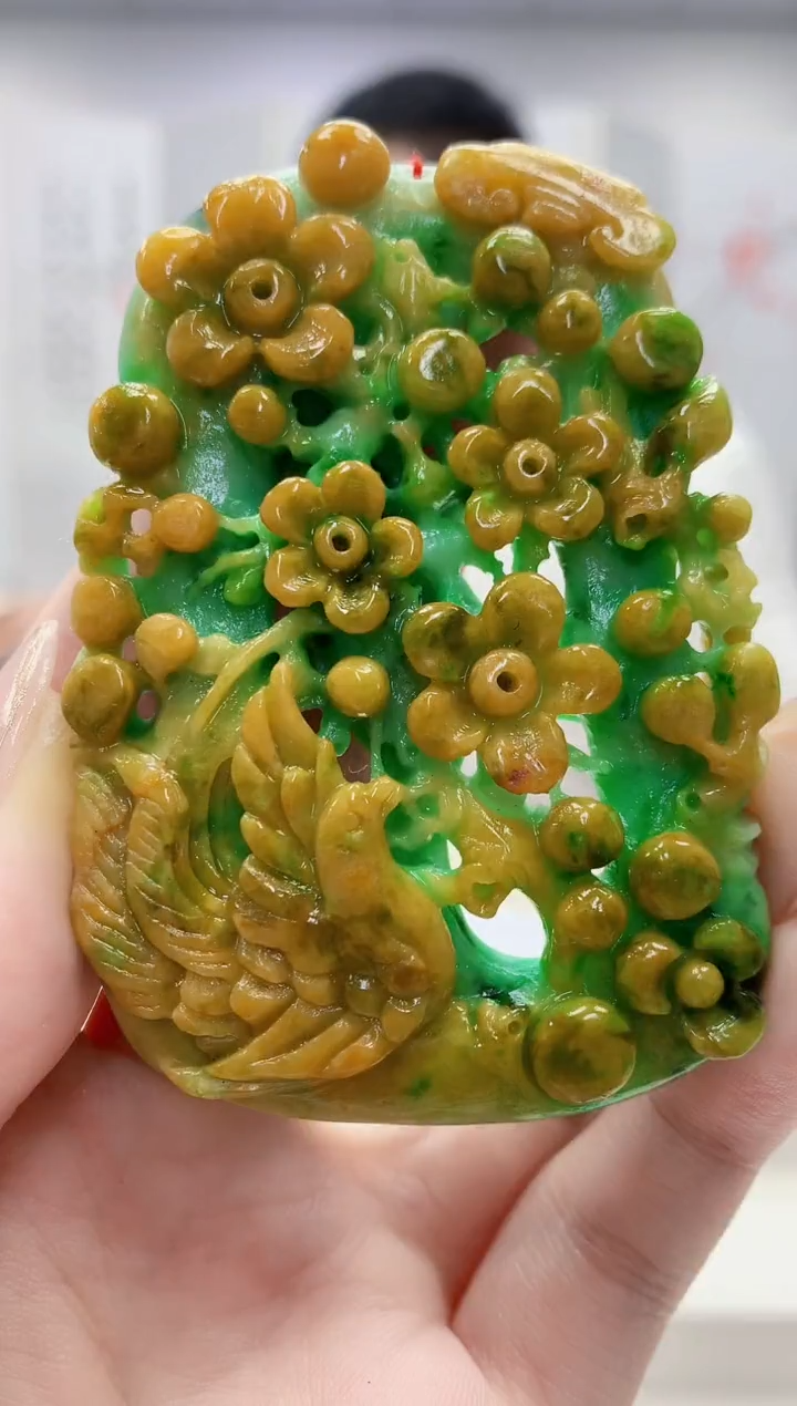 定制翡翠未镶嵌5158jw-毛货挂件49