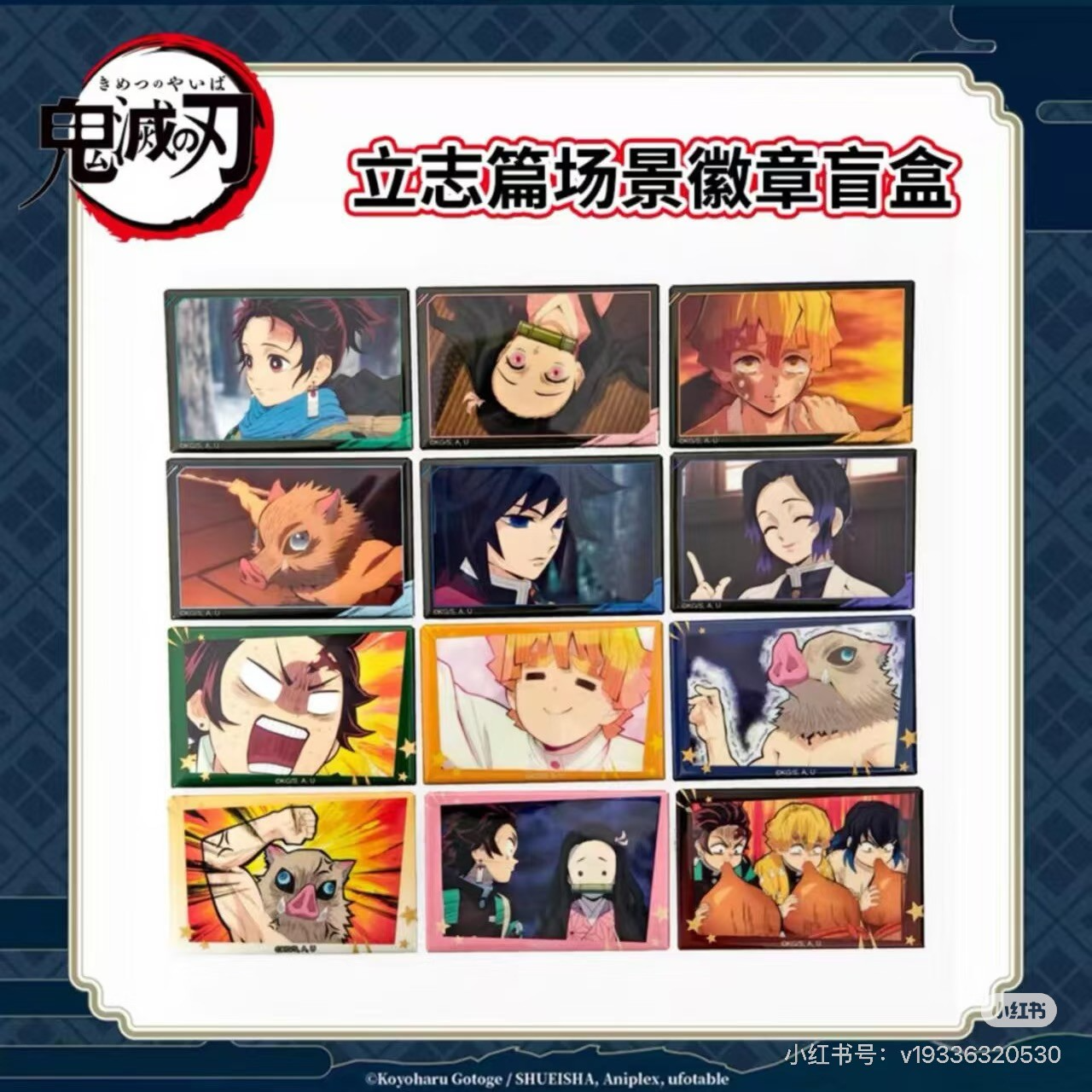【鬼灭之刃】正版官谷鬼灭之刃全集中展立志篇场景吧唧
