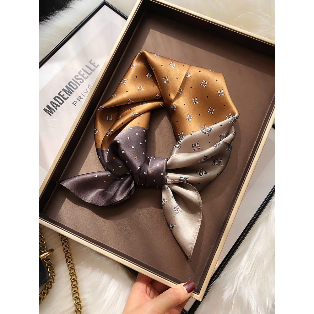 XY【合集链接 70方巾】小丝巾70CM方巾洋气百搭围巾披肩外搭