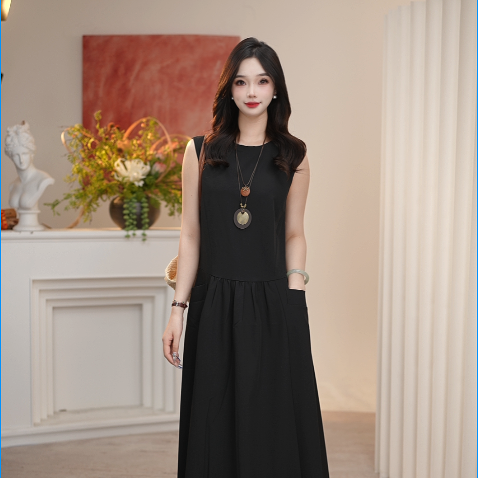 AMASS/阿玛施25新款时装夏季背心裙时尚气质连衣裙550023