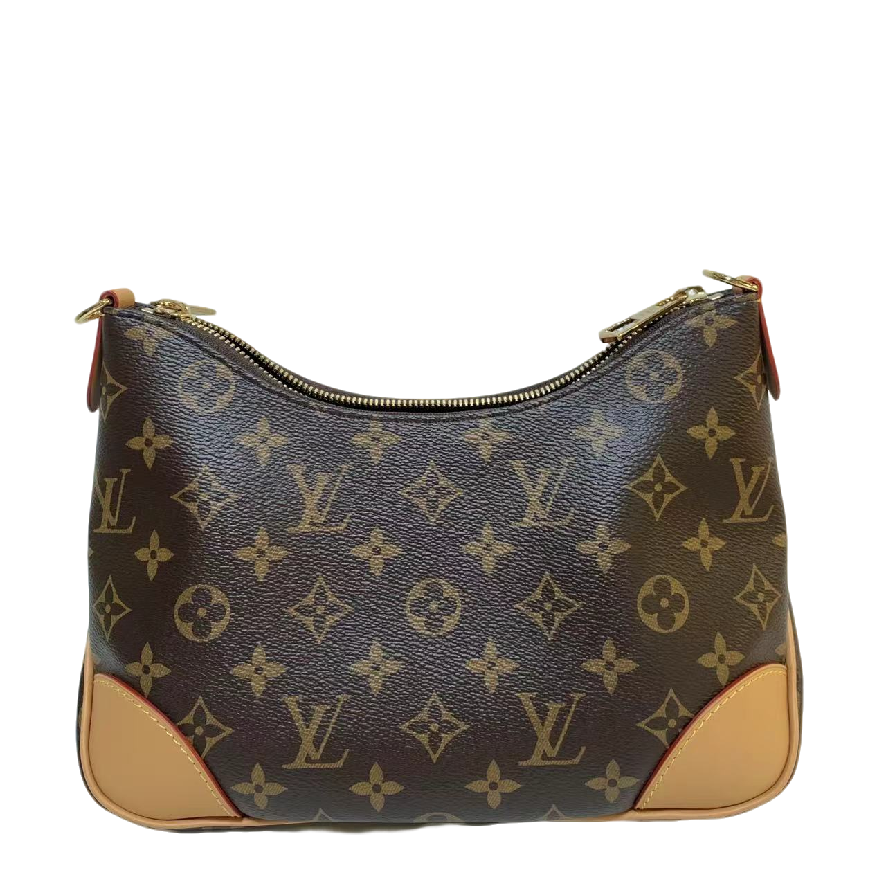 95新 LouisVuitton/路易威登 lv老花黄牛角斜挎包bwz10547
