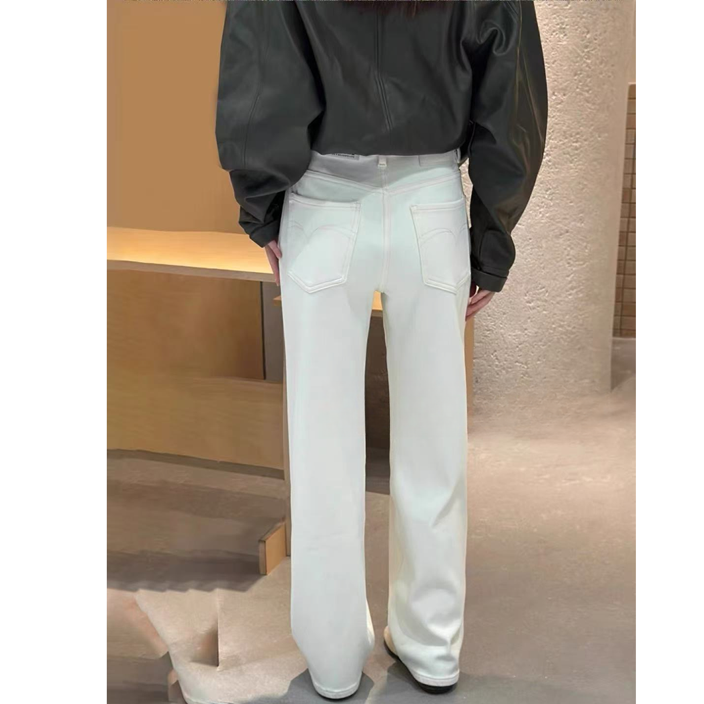 加绒）BO家拒绝不了的温柔！耐看的本色白！不透色！包揽秋冬所有穿搭