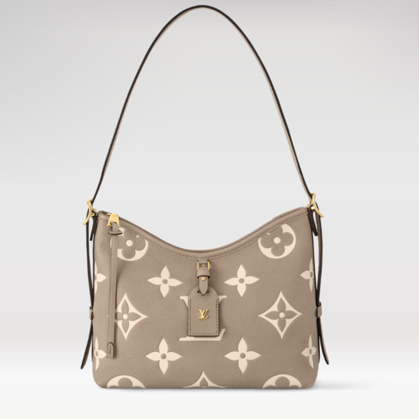全新未使用 LouisVuitton/路易威登 芯片carryall大象灰单肩包