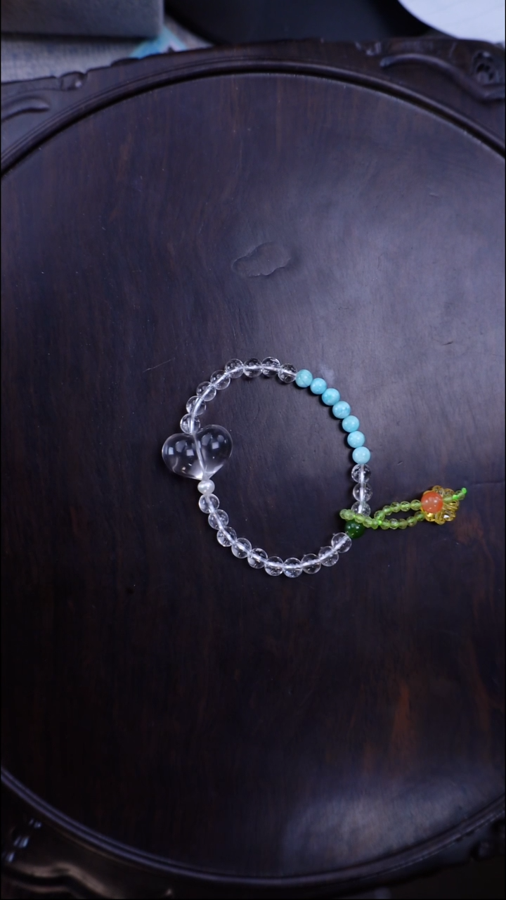 未镶嵌针钠钙石（海纹石）手链【多样性·发一】