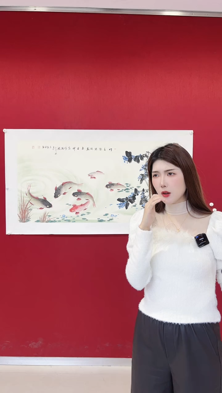 【闪购商品】国画蓝健康老师画作