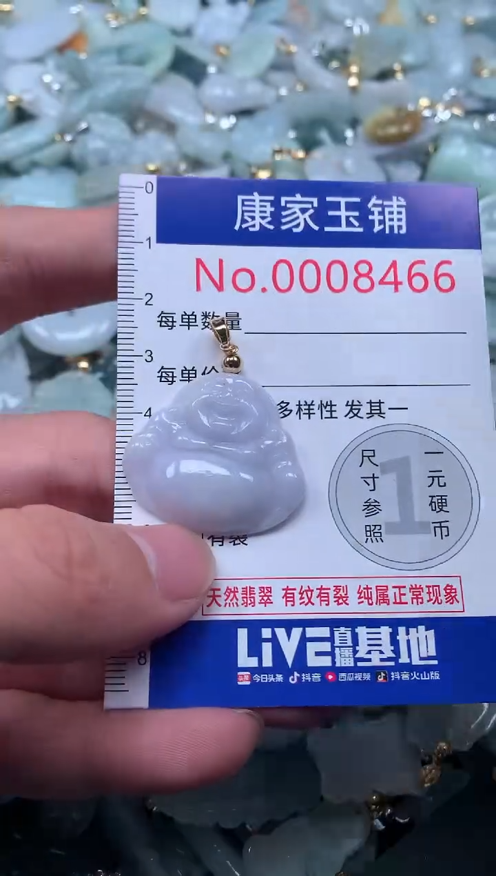 【闪购商品】翡翠吊坠(不含链)未镶嵌8466