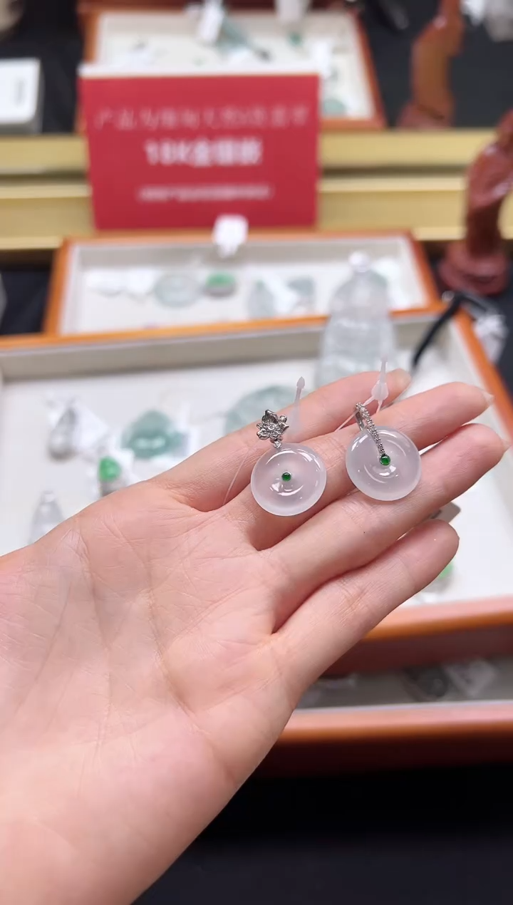 【闪购商品】翡翠颈饰18K金镶嵌DFZ0308-117/多样性发一