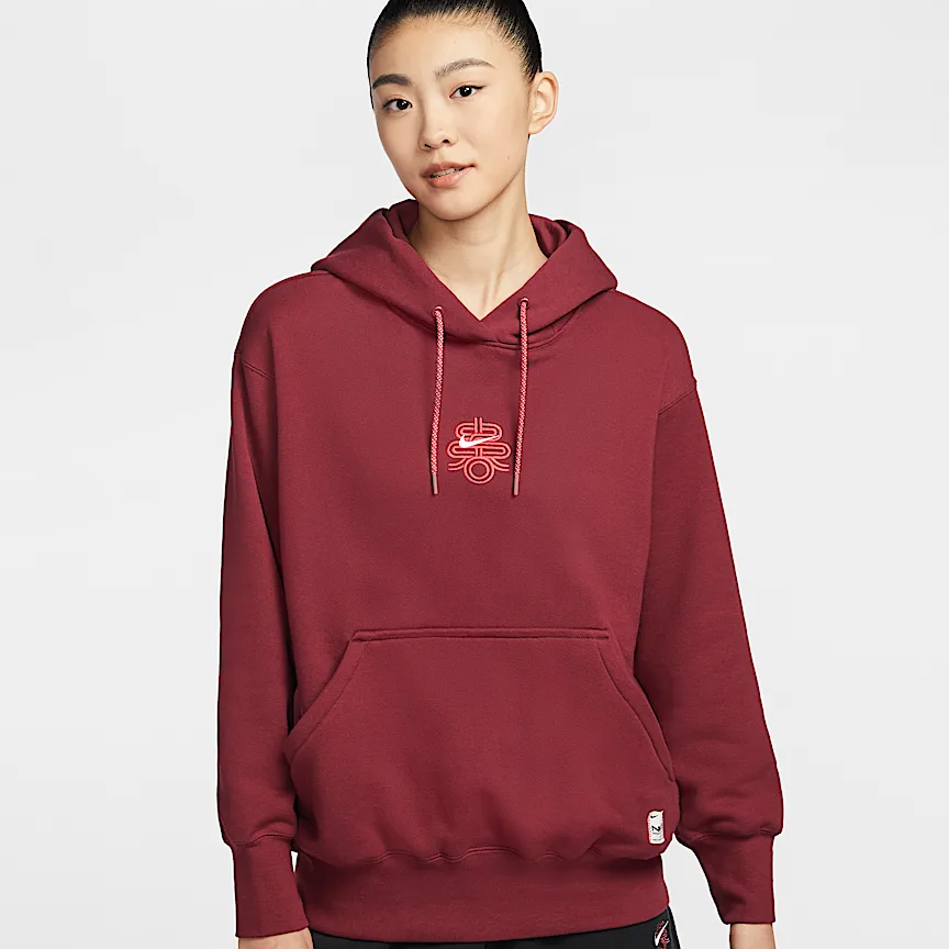 【西安开元NIKE正品保证】NIKE CNY蛇年女子连帽运动卫衣HV8461-677