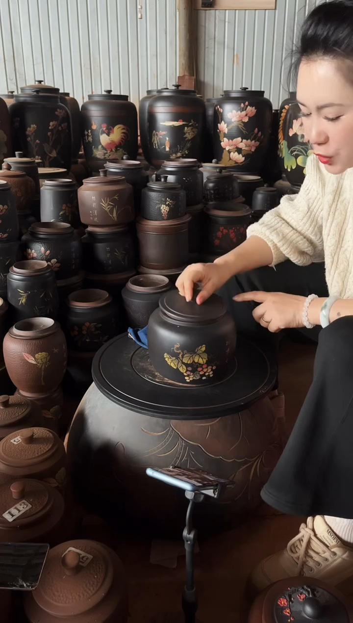 【闪购商品】壶瑕疵茶叶罐 472 苹果彩填