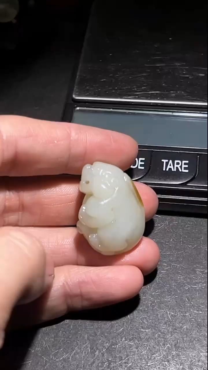 颈饰未镶嵌和田玉pz260102-72球形貔貅