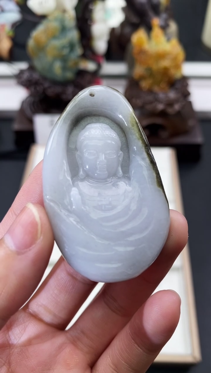 颈饰未镶嵌翡翠天然缅甸A货翡翠