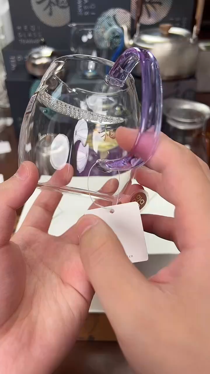 @@禾器晶彩泰然月牙浅紫色+