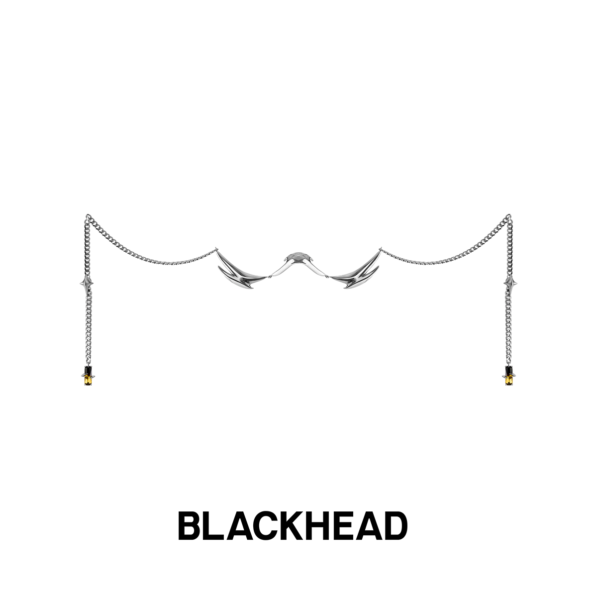 BLACK HEAD/黑头芒星尖刺面饰