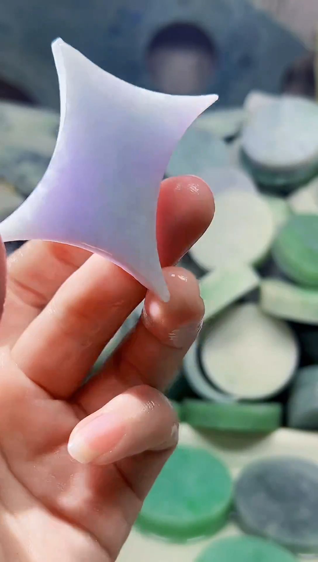 裸石翡翠天然翡翠A货余 南 748