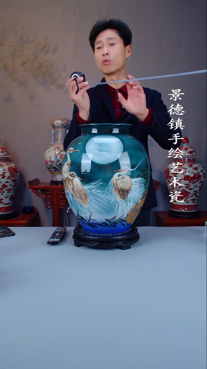 摆件景德镇手工手绘陶瓷28