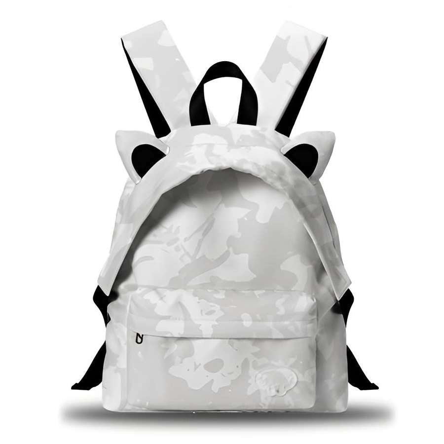 【SOOY】原创猫耳造型可爱双肩包女生大容量书包时尚校园户外通勤包