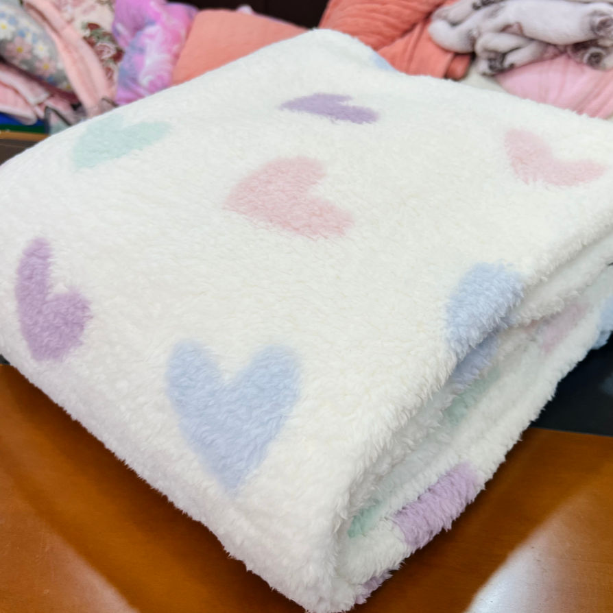 羽蓝家纺  推荐加厚跟随主播轻奢蓝色蓝色高档多功能