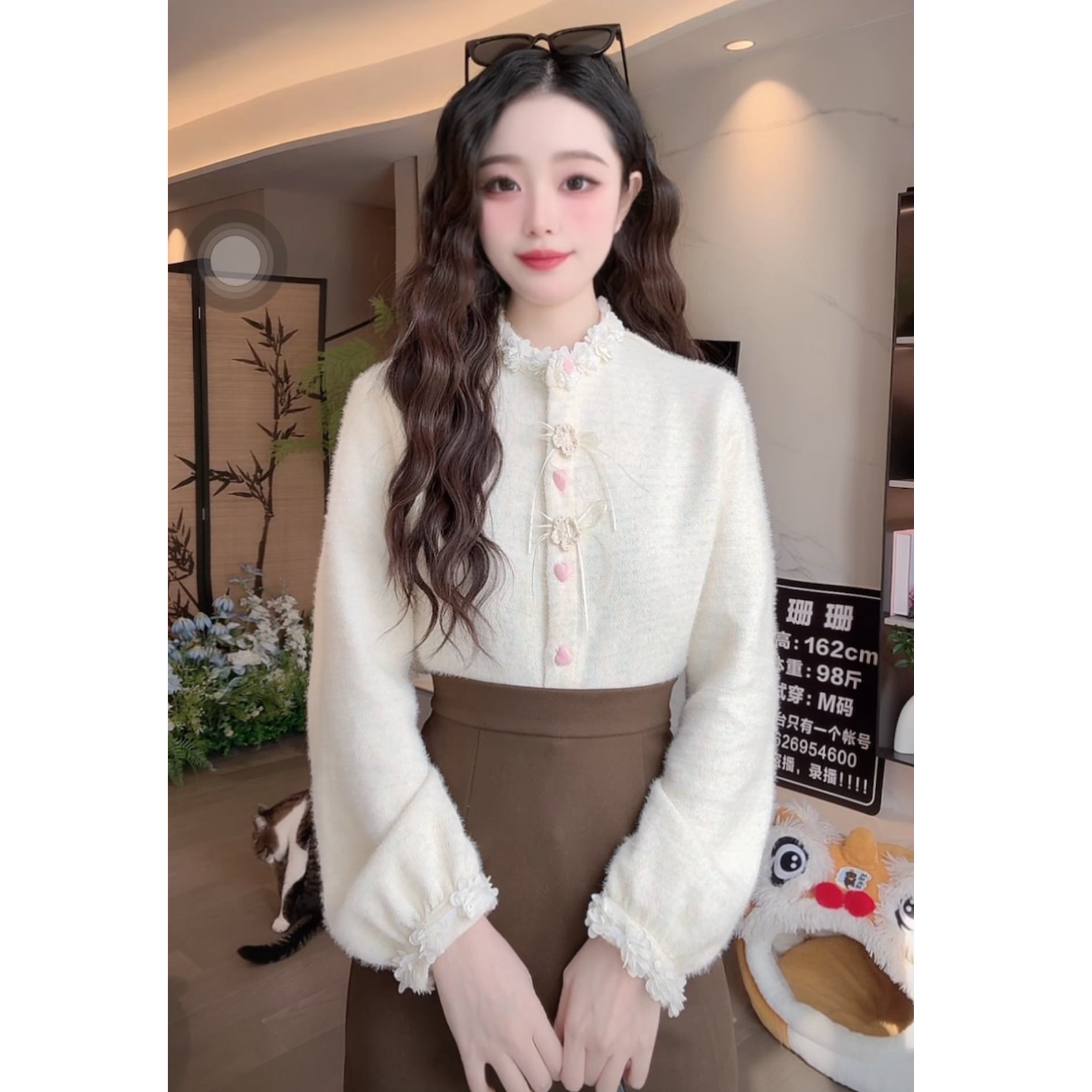 【芝心卡龙】复古港风秋冬休闲百搭衬衫上衣