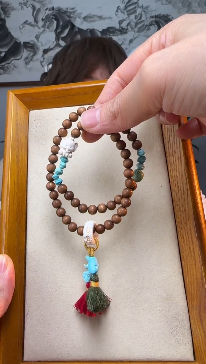 【闪购商品】檀香木手串未镶嵌时尚百搭A1261