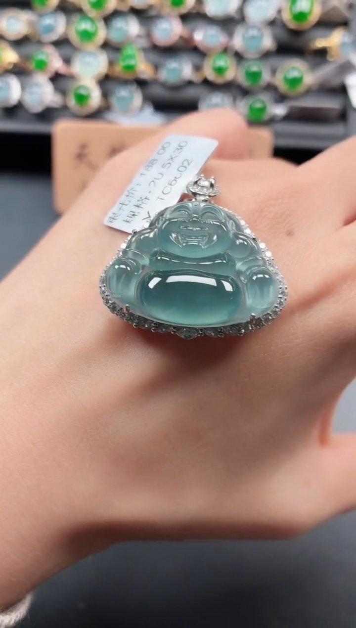 银S925镶嵌戒指翡翠1111111