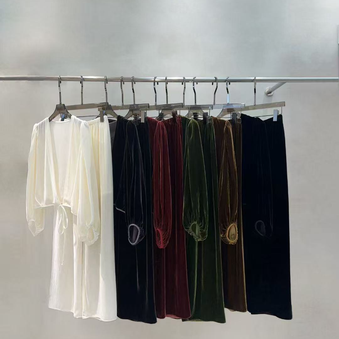 南油老杨《145-193》裤子短袖裙子福利真丝丝绒设计师高定女装