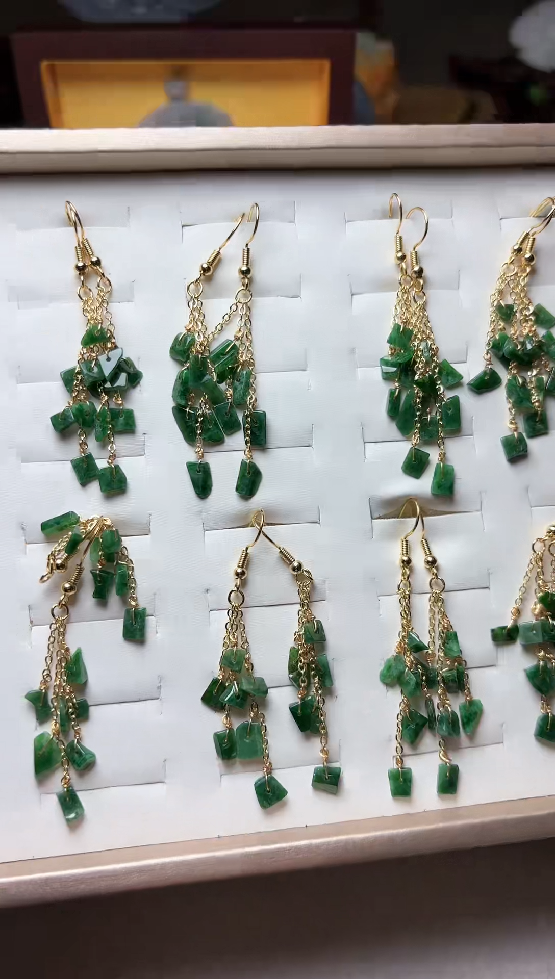 【闪购商品】翡翠耳坠未镶嵌耳坠【多样性发货一对】