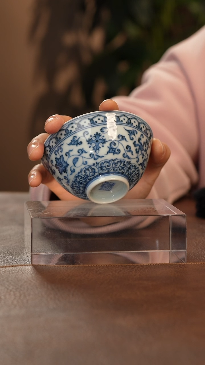 【闪购商品】瓷片青花瓷茶具斌芬陶瓷75