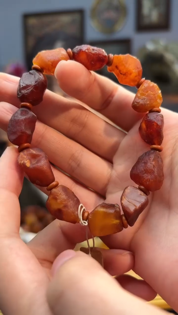 手串琥珀未镶嵌手串