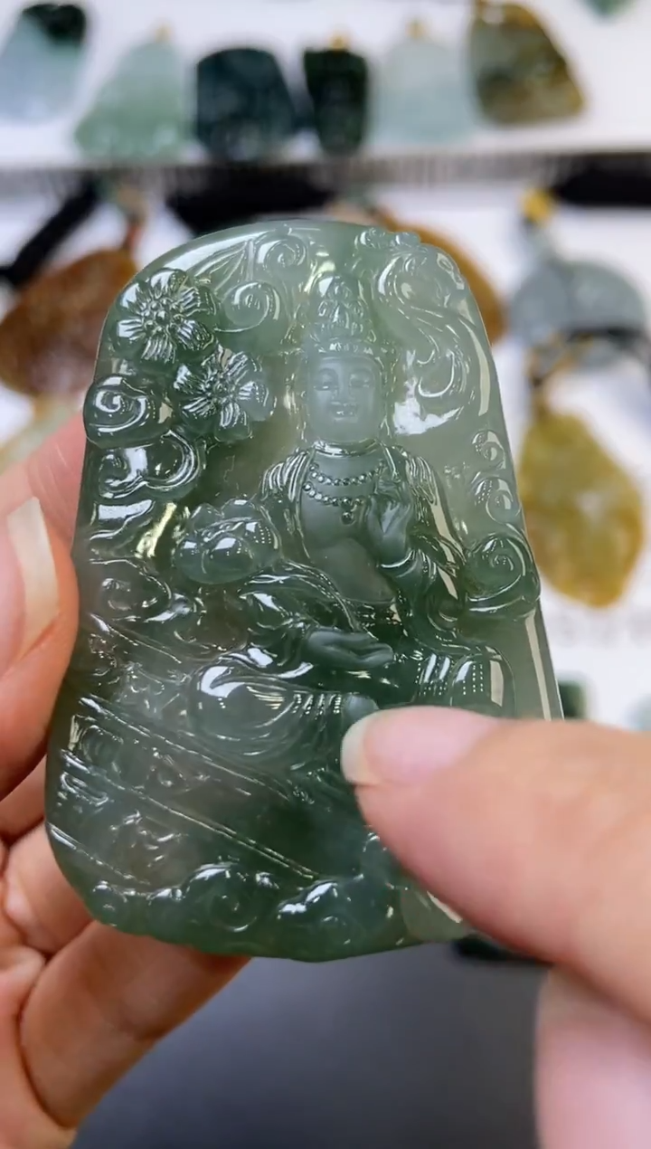 未镶嵌挂件翡翠海**g123213