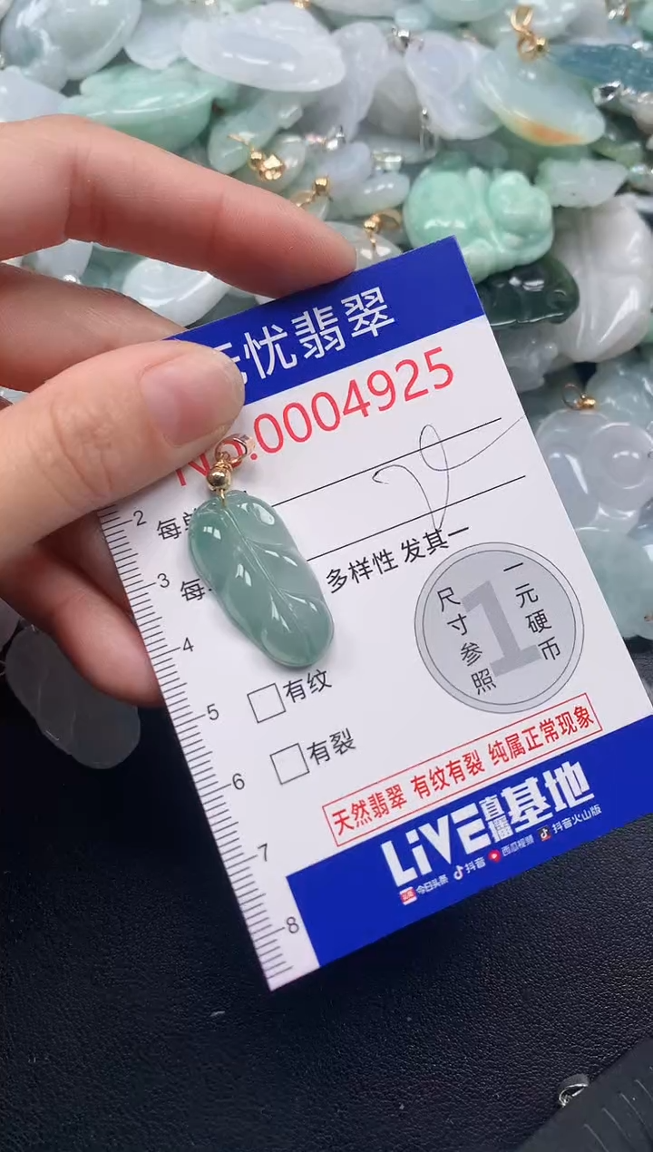 吊坠(不含链)未镶嵌翡翠4925